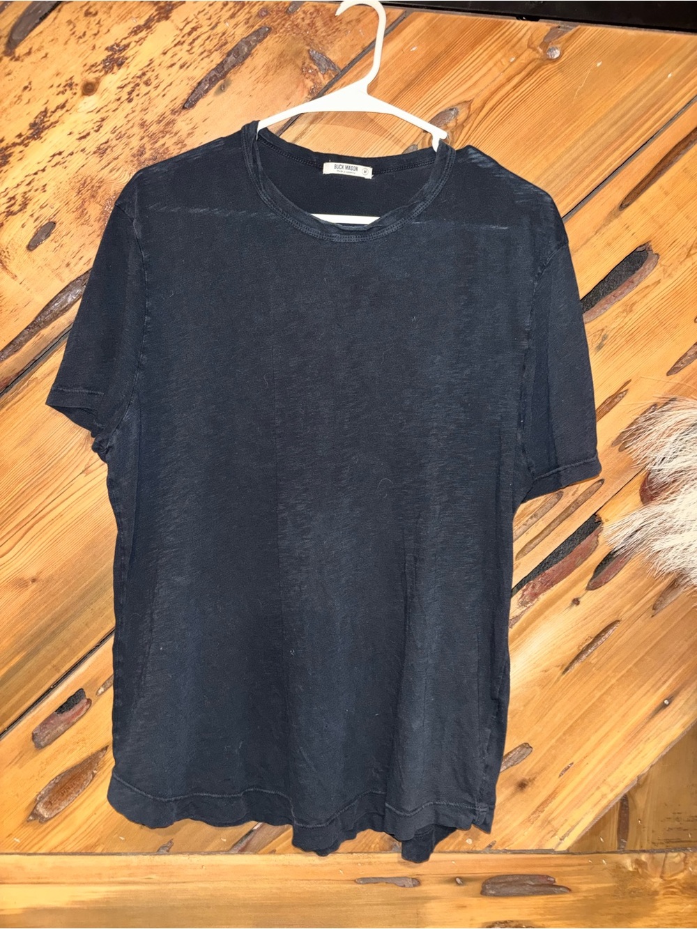 Buck Mason Black Short-Sleeve Crewneck Tee